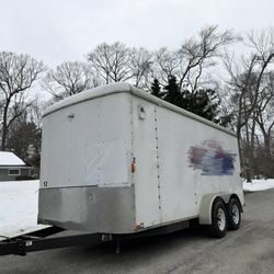 2013 Carmate 8x16 Enclosed Trailer 