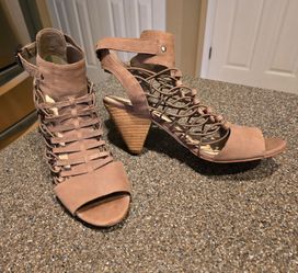 Vince Camuto Strappy Cage Heeled Sandals