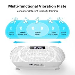  Vibration Plate Exercise Machine,Whole Body Workout Power Vibrate Fitness Platform Vibration Plate for Lymphatic Drainage, Weight Loss, Shaping