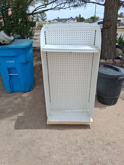 Display Shelving With 4 Wheels