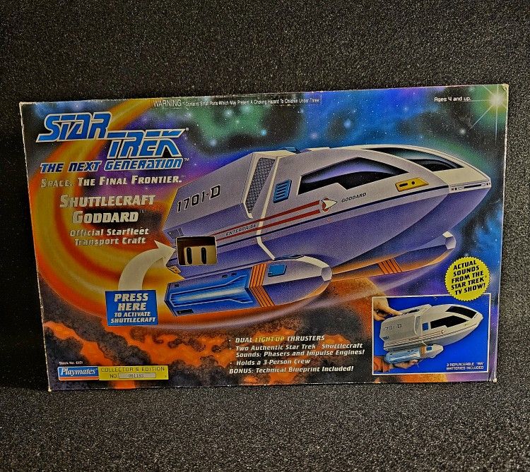 Vintage 1992 Playmates STNG Shuttlecraft Goddard No: 061183