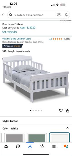 Like New Toddler Bed