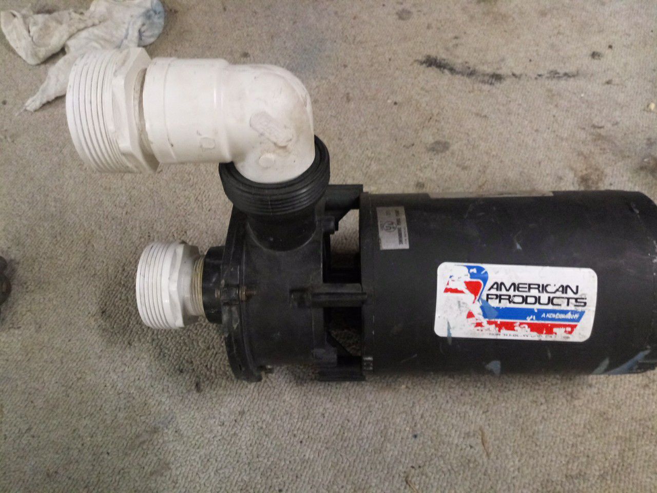 American Products swimming pool and jacuzzi pump 3/4 HP