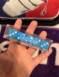 Cookies Brand Blue Dice Set with Case