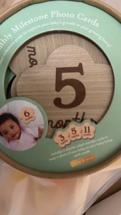 Kate & Milo Monthly Milestone Photo Cards