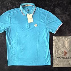 Blue polo size large