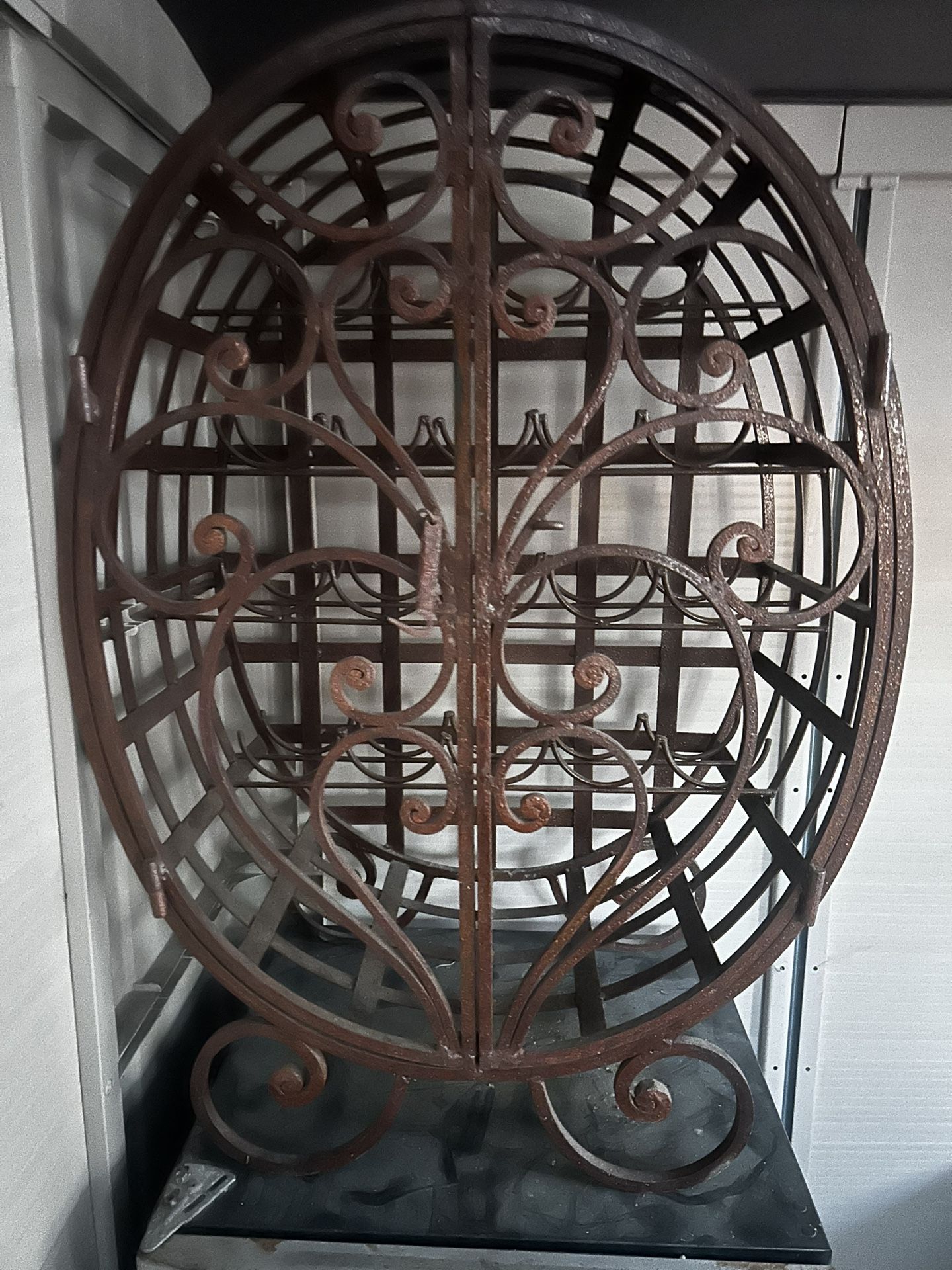 Iron Wine Rack
