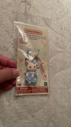 Calico critters blue bell keychain
