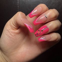 Pink French Tip 
