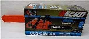 ••••• ECHO 16 in. 58-Volt Brushless Lithium-Ion Cordless Chainsaw
