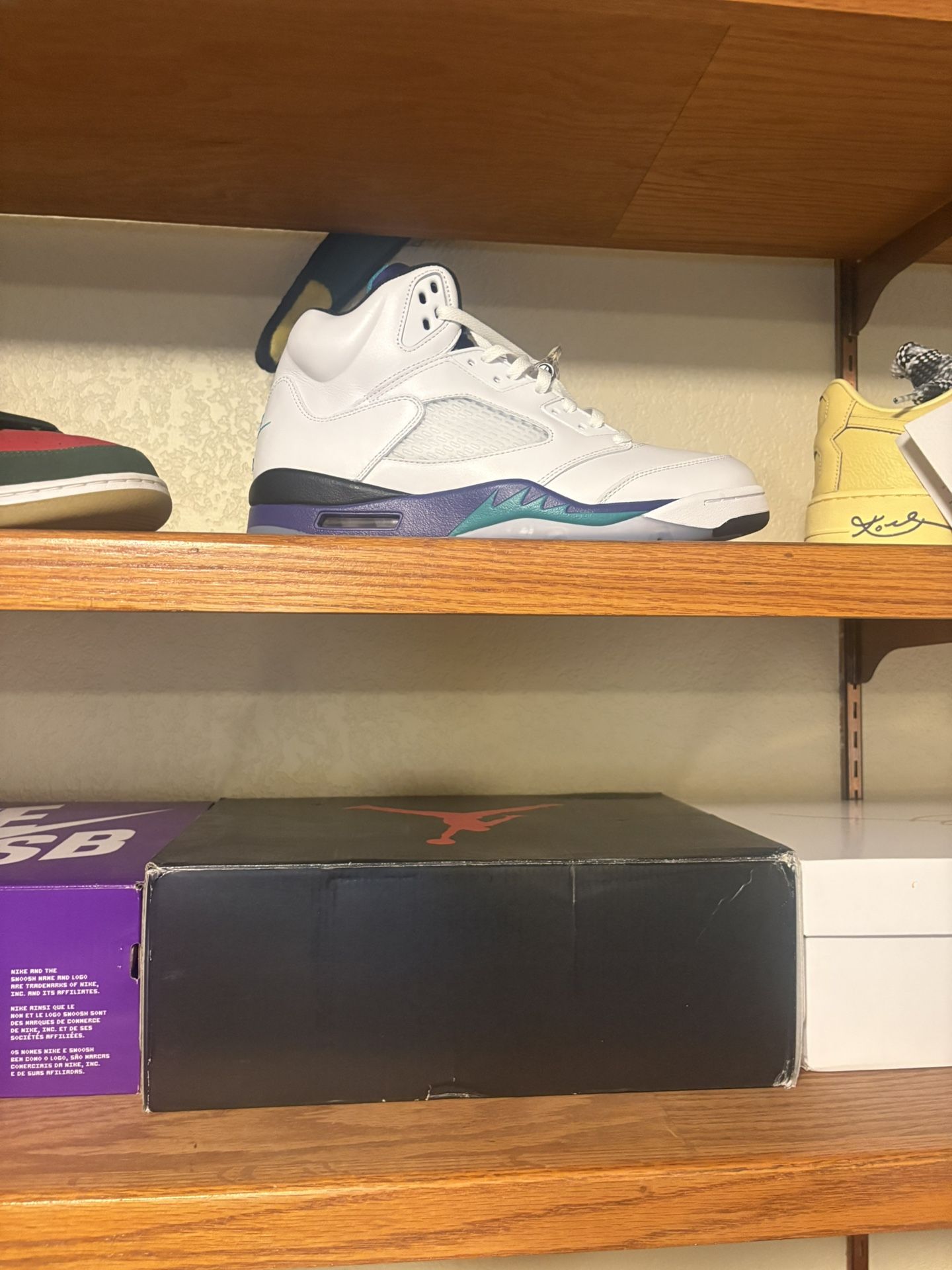 Size 11.5 Grape 5’s Worn Once