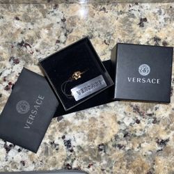 Versace Medusa Ring Size 7