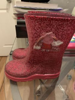 Peppa pig rain boots 7C