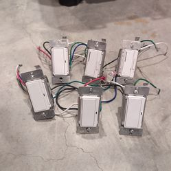 Eaton smart switches 6 total, zwave