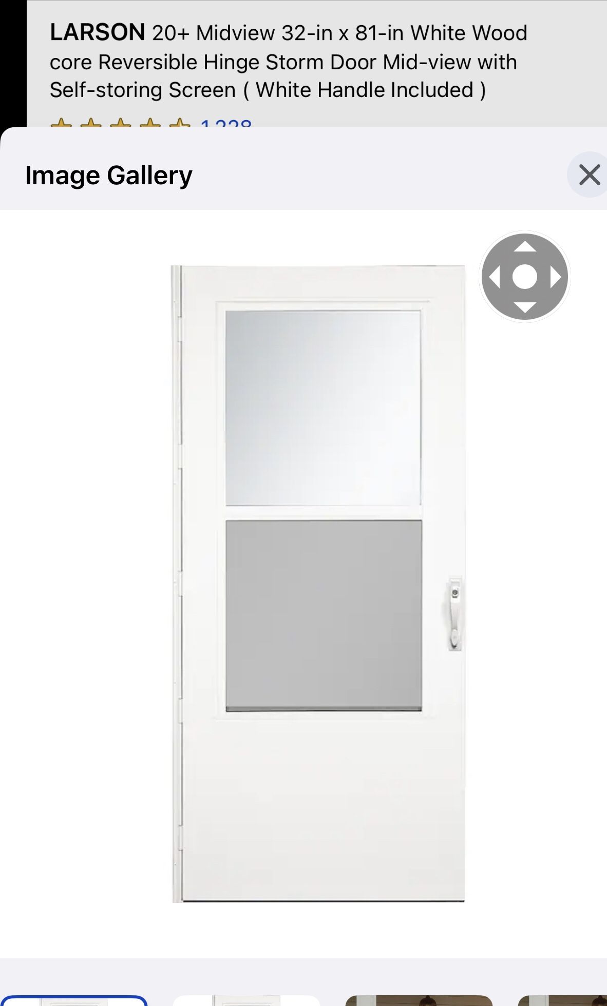 Larson Storm door  32”
