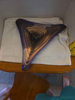 Blown Glass Console Bowl