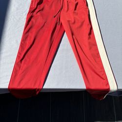 Mens Red Track Pants