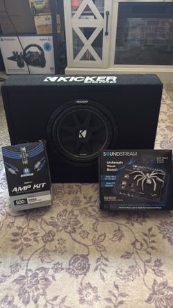Sub, sound stream , 500w amp kit