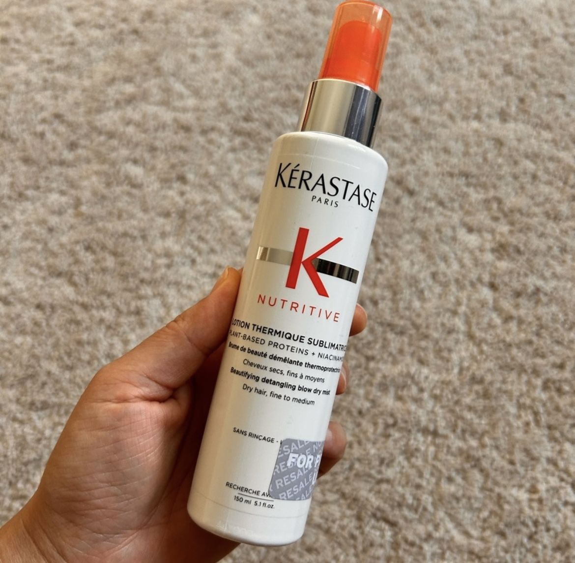 Kerastase Nutritive heat protecting spray