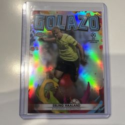 Erling Haaland Trading Sport Card Soccer Topps Chrome