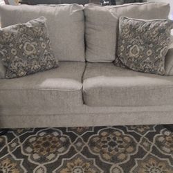 Grey sofas