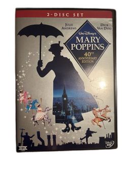 Mary Poppins DVD 40th Anniversary 2-Disc Set Julie Andrews