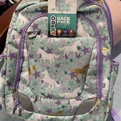 Mochila D Unicornio Trae Su Lonchera Incluida