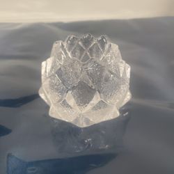 Orrefors Crystal Firefly Artichoke Votife Candle Holder