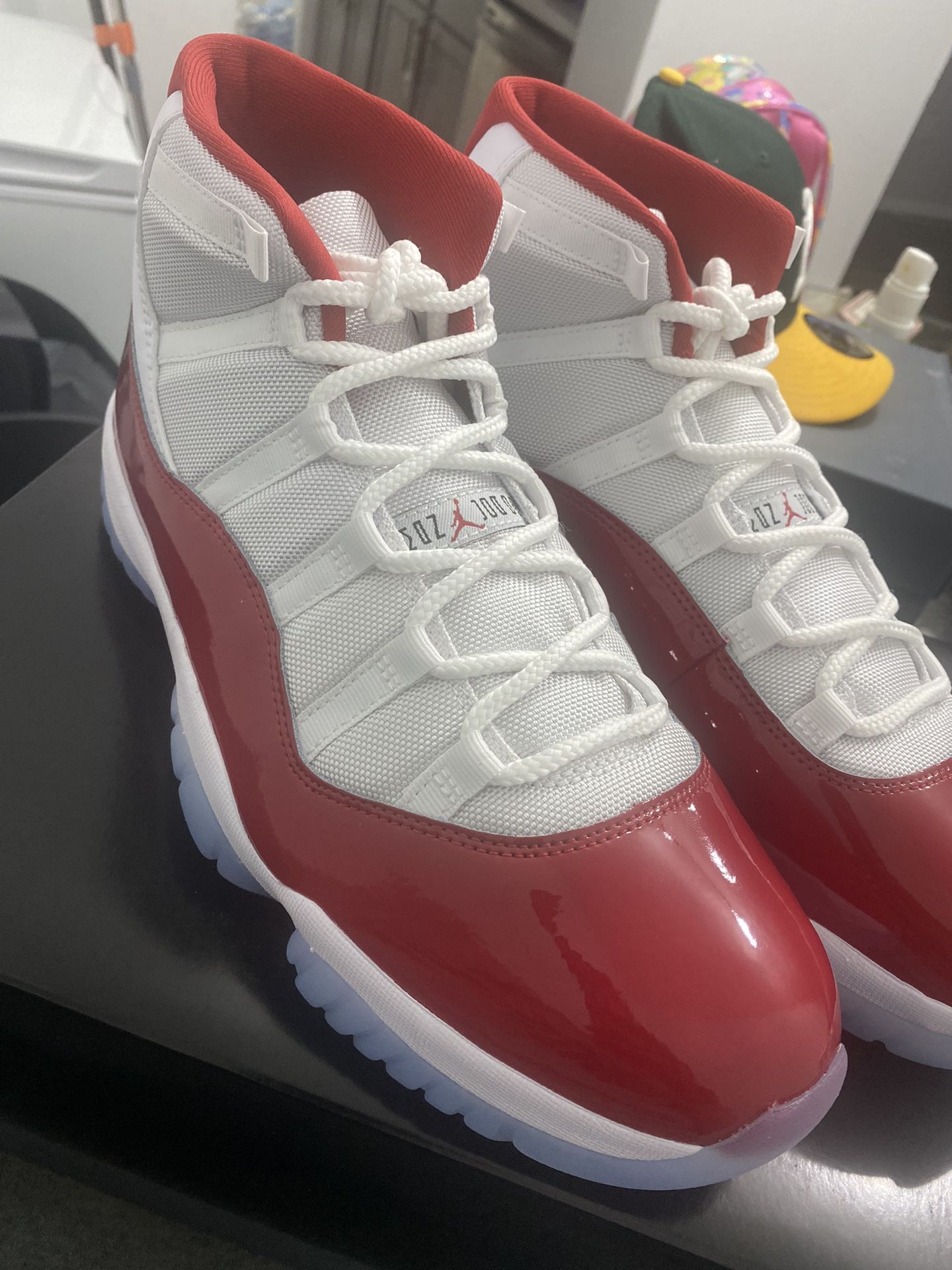 Cherry Red Jordan 11s 