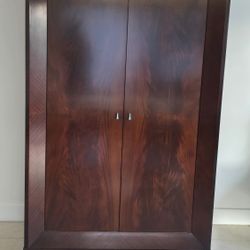 Bolier & Company Solid Mahogany Armoire – Luxury Designer Wardrobe