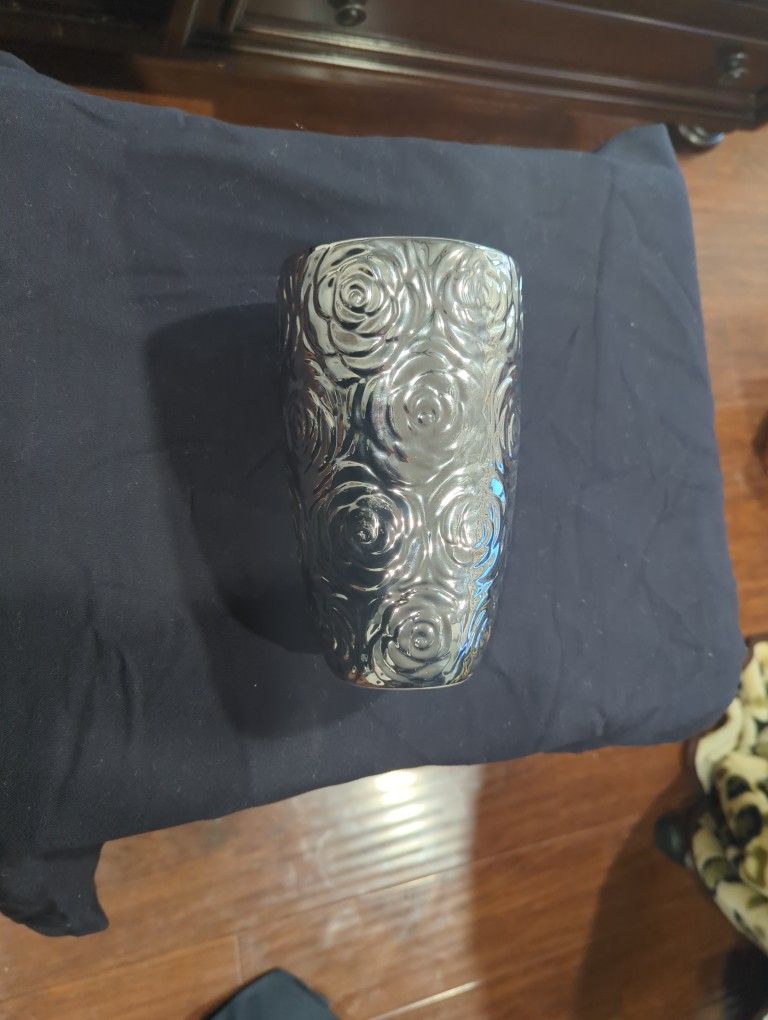 Silver Flower Vase