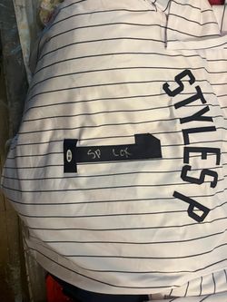Signed custom Yankee jersey