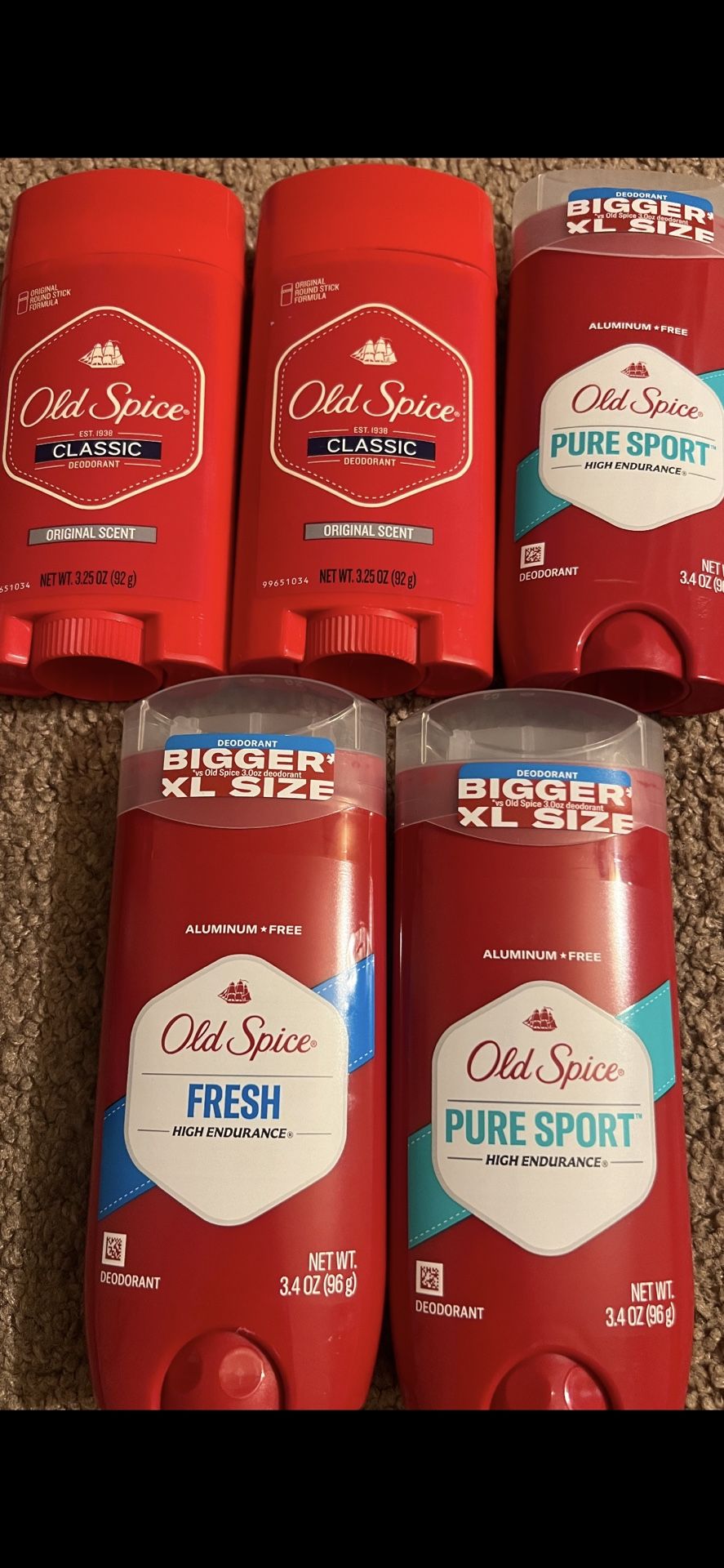 Old Spice Deodorant $3 Each