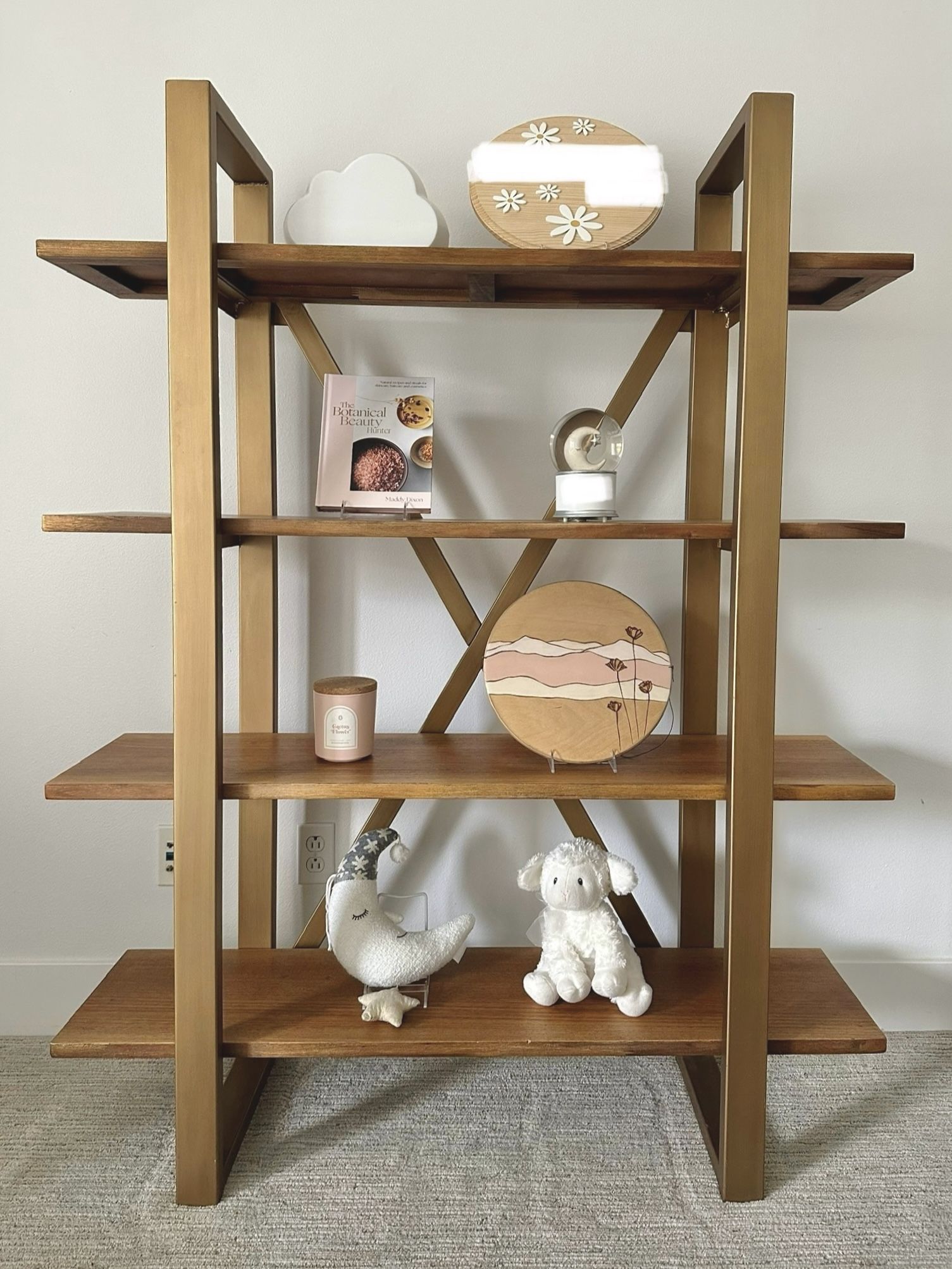 4TIER WOODEN SHELVING - WORTH $400