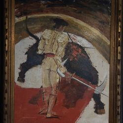The Matador or Bull Fight by the French artist Fernand Audet