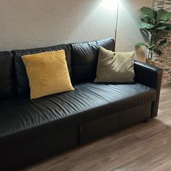 IKEA Friheten Sleeper sofa Bomstad Black