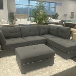 Sectional Sofa With Free Ottoman $699