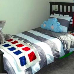 New Comfortable Twin Size Bed And Mattress 