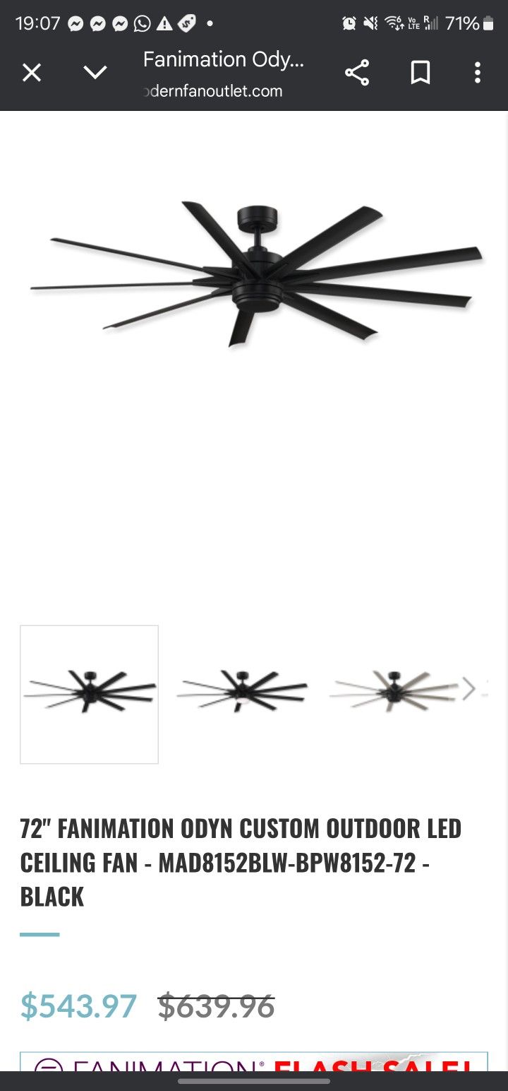 LUXURIOUS FAN $ 310