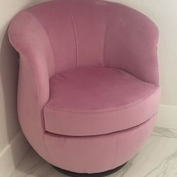 Pink Swivel Chair for Girls