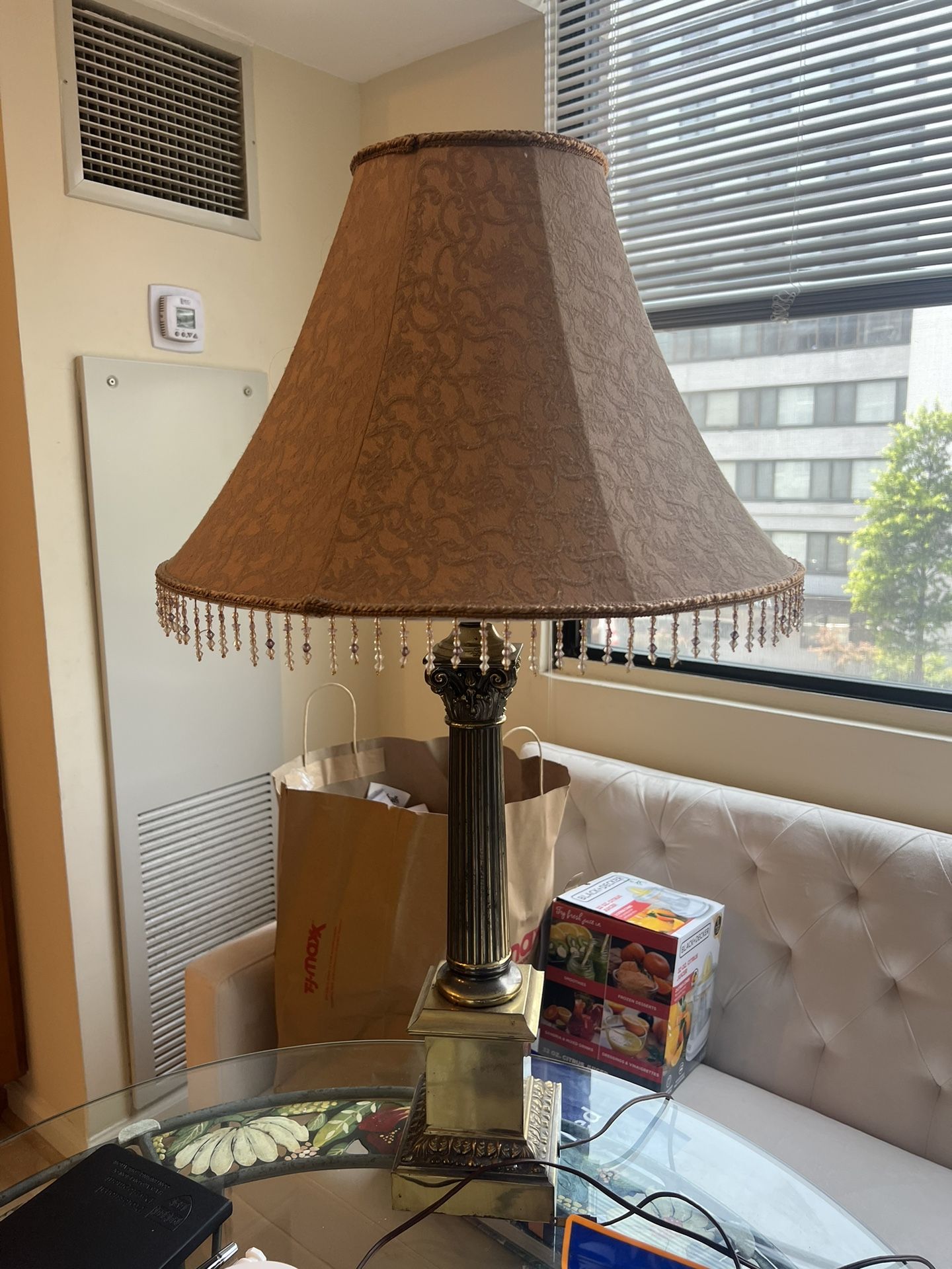 Cute Antique Brass Lamp!