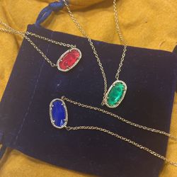 Set Of 3 Kendrascott Inspired Necklaces 