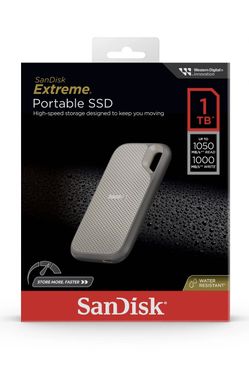SanDisk Extreme External Portable SSD 1tb & 2tb