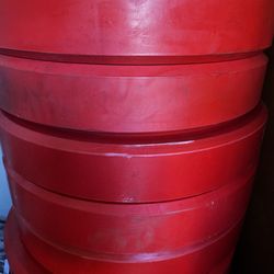 Rubber bumper plates $2.00 a pound