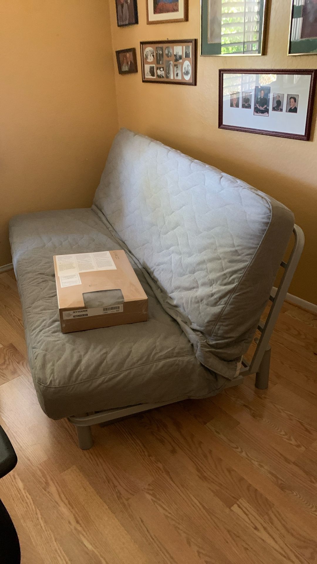 Futon Queen Size Ikea With Storage Bin