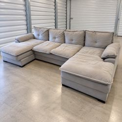 Couch Sectional - Double Chaise | Delivery Available