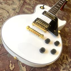 Gibson Les Paul Custom Copy Guitar & Hard Case