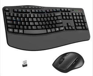 Faadar Wireless Ergonomic Keyboard & Mouse Combo