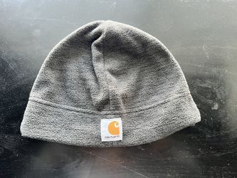 Adult Men Carhartt Gray Beanie Hat