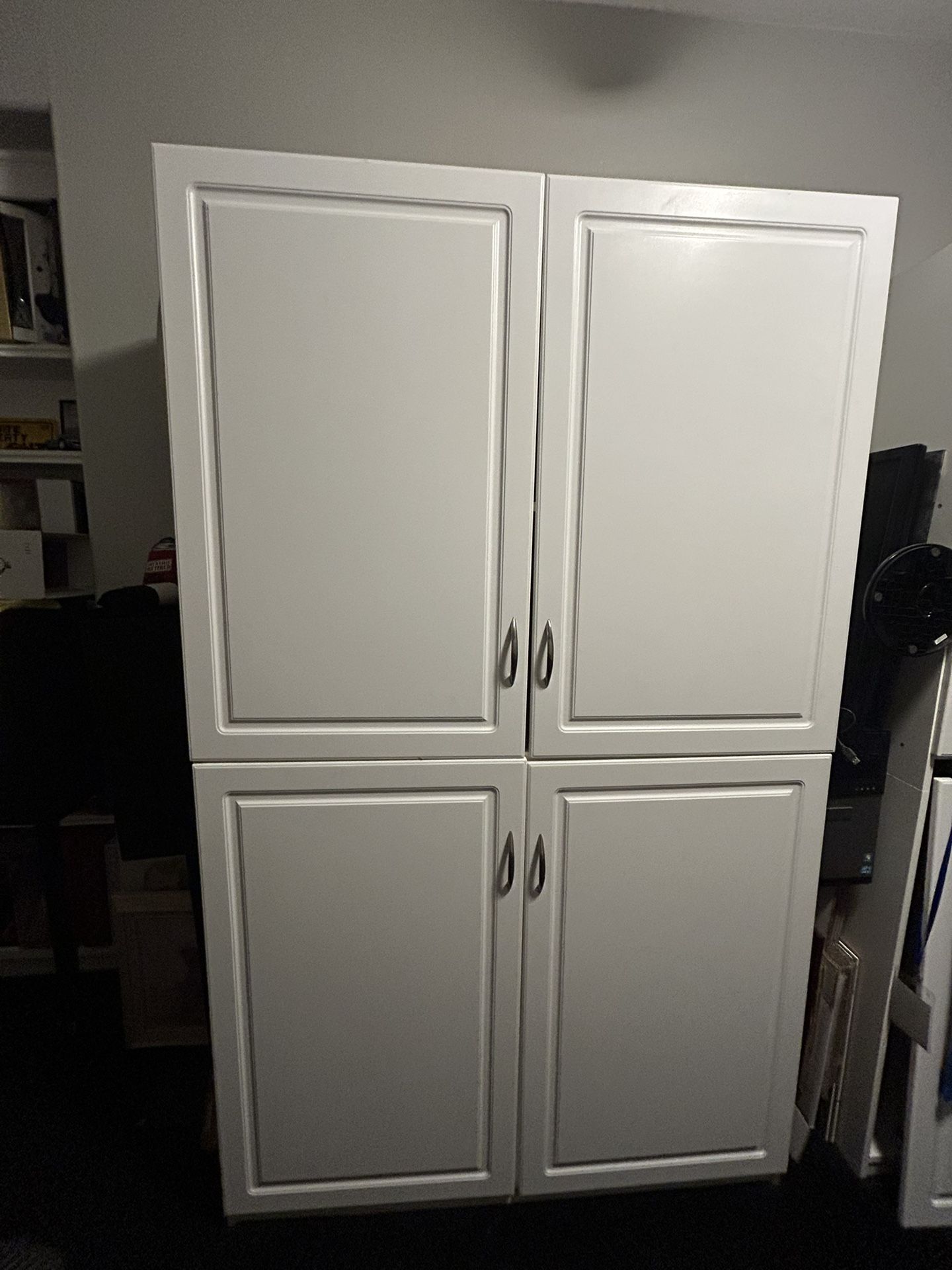 White Storage Cabinets